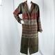Wooded River Native American Navajo Deer Elk Wool Women Long Coat Size M L