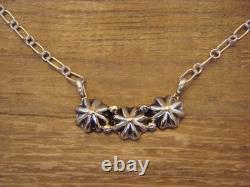 21 collier chaîne étoile en argent sterling amérindien par Lewis