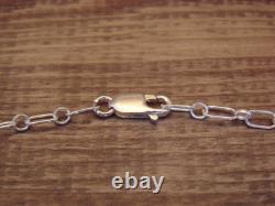 21 collier chaîne étoile en argent sterling amérindien par Lewis