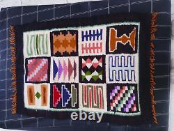 3 Flûtes Amérindiennes Tapis Style Navajo Motif Os / Ivoire Sculpté Neuf