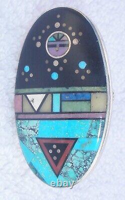 Argent Sterling Navajo Jim Harrison Native American Ring Taille 6