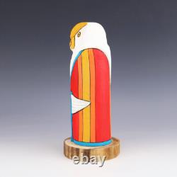 Art populaire amérindien navajo, hibou par Orleen et Ray Lansing