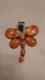 B. Begay Pendentif De Libellule épineuse Orange
