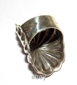 Bague Concho Navajo Taille 8 Argent Sterling D. Cadman Amérindien