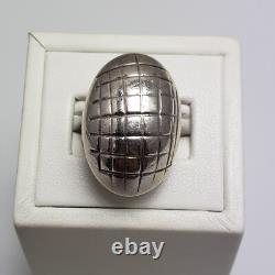 Bague Dôme Navajo Orville Z. Tsinnie Amérindien Taille 6.5