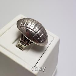 Bague Dôme Navajo Orville Z. Tsinnie Amérindien Taille 6.5