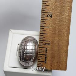 Bague Dôme Navajo Orville Z. Tsinnie Amérindien Taille 6.5