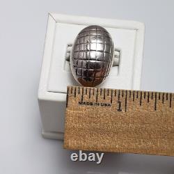 Bague Dôme Navajo Orville Z. Tsinnie Amérindien Taille 6.5