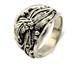 Bague Navajo. Argent 925 Solide Artisanale Artiste Américain Autochtone C. Années 80
