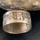 Bague Pueblo En Argent Sterling Navajo Amérindienne Taille 10 11977n