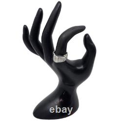 Bague UNIQUE en argent sterling Navajo amérindien 8