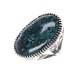 Bague En Argent Et Turquoise Sz7.5 Navajo Tim Guerro