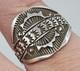 Bague En Argent Sterling De L'artiste Navajo Emerson Bill, Taille 8.5