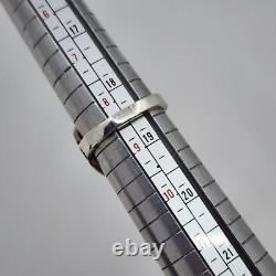 Bague en argent sterling de l'artiste navajo Emerson Bill, taille 8.5