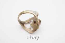 Bague en argent sterling turquoise Navajo amérindienne taille 10.5 W3