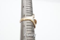 Bague en argent sterling turquoise Navajo amérindienne taille 10.5 W3