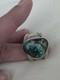 Bague En Argent Sterling Turquoise Pour Hommes Amérindiens