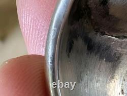 Bague en argent sterling turquoise pour hommes amérindiens