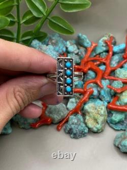 Bijoux en argent sterling avec turquoise navajo amérindien