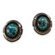 Boucles D'oreilles En Argent Sterling Turquoise Navajo Rosie Jacque Am&eacute;rindienne