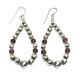 Boucles D'oreilles Pendantes En Perles épineuses Violettes Naturelles Faites à La Main Par Des Amérindiens Navajo