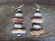 Boucles D'oreilles Pendantes En Perles Navajo Et Huître épineuse Amérindiennes Par Coriz