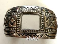 Bracelet Montre Cuff CARSON B Vintage Amérindien Navajo