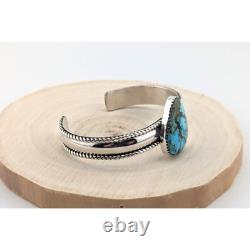 Bracelet Navajo en argent véritable, bijou amérindien fait main, taille 6.25