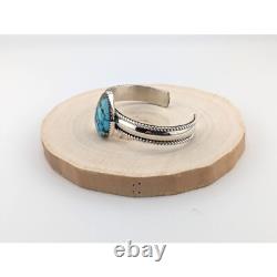 Bracelet Navajo en argent véritable, bijou amérindien fait main, taille 6.25