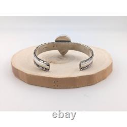 Bracelet Navajo en argent véritable, bijou amérindien fait main, taille 6.25