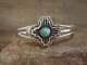 Bracelet Zia En Argent Sterling Et Turquoise Amérindien Par Gordon