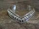 Bracelet Am&eacute;rindien En Argent Sterling &agrave; Motif Melon C&ocirc;tel&eacute; 1/2 V Par Thomas Charley