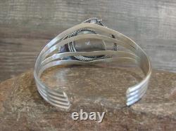 Bracelet de cowgirl en argent sterling et turquoise, tressé, par Platero