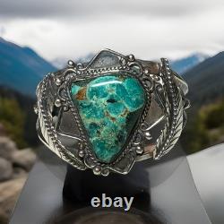 Bracelet en argent Navajo Amérindien - FAITES UNE OFFRE Rex Abeita 64,3g