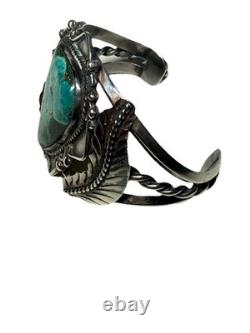 Bracelet en argent Navajo Amérindien - FAITES UNE OFFRE Rex Abeita 64,3g