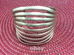 Bracelet en argent sterling Navajo Américain natif Wilbert Benally -6.5 352097