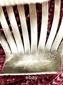 Bracelet en argent sterling Navajo Américain natif Wilbert Benally -6.5 352097