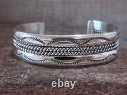 Bracelet en argent sterling Navajo indien 5/8 Tahe