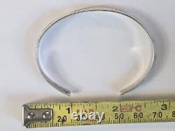 Bracelet en argent sterling amérindien Navajo Elaine Tahe