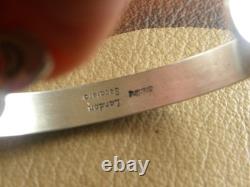 Bracelet en argent sterling amérindien en fil triangulaire épais 6-1/234 gr