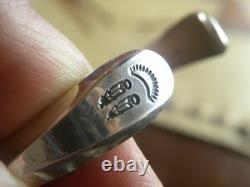 Bracelet en argent sterling amérindien en fil triangulaire épais 6-1/234 gr