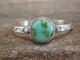 Bracelet En Argent Sterling Amérindien Et Turquoise De Sonora Signé Sy