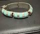 Bracelet En Argent Sterling Estamp&eacute; Avec Turquoise 60,3 G
