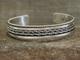 Bracelet En Cha&icirc;ne En Argent Sterling Tordu Navajo Am&eacute;rindien Par Tahe