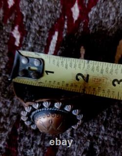 Bracelet en cuivre vintage amérindien Navajo époque Fred Harvy vraiment fin