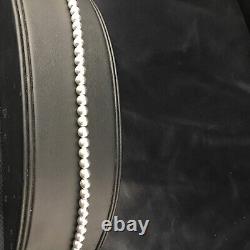 Bracelet en perles en argent sterling 7,75 Navajo Amérindien 17392