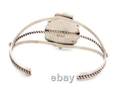 Bracelet en turquoise Morenci amérindien Navajo par Junior Begay SKU233275