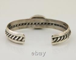 Bracelet en turquoise naturelle Navajo du Sud-Ouest en argent 925, artiste amérindien