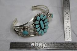 Bracelet jonc en argent sterling navajo amérindien