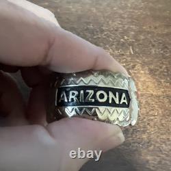 Bracelet pour femme amérindienne Navajo Arizona Cardinals, manchette #A fait main NFL